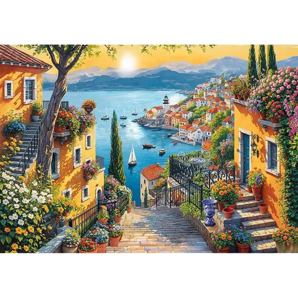 Pohľad na pláž 1500ks puzzle - Trefl obrázok 2