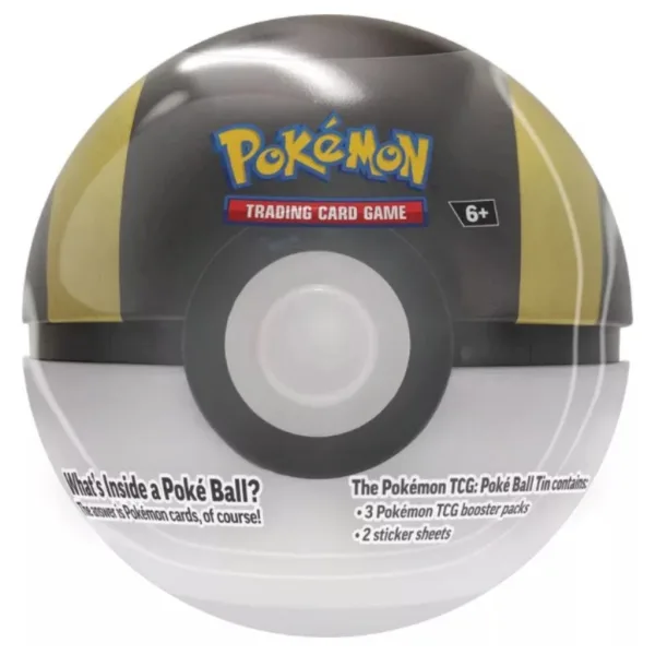 Pokémon TCG 2024 Poké Ball Tin – Kovová krabička v tvare Pokéball s 3 boostermi v rôznych variantoch obrázok 2