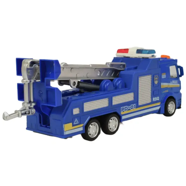 Police Set: Policajné nákladné auto so zotrvačníkom, svetlom a zvukom v rôznych verziách 19cm 1ks obrázok 15