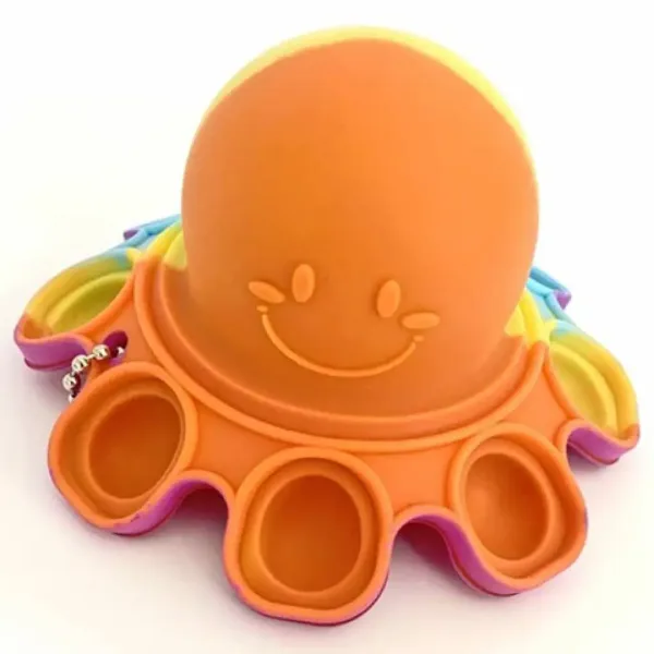 Pop it chobotnica kľúčenka vo viacerých variantoch obrázok 2