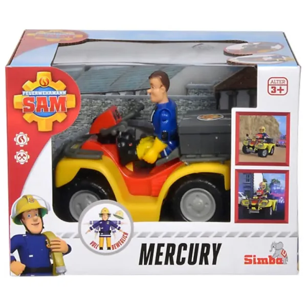 Sam hasiči: Mercury quad vozidlo s figúrkou - Simba Toys obrázok 2