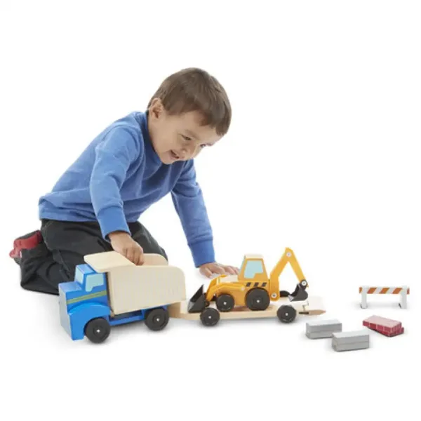 Pracovné stroje set vozidiel - Melissa & Doug obrázok 3