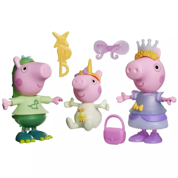 Prasiatko Peppa Tri malé prasiatka – obliekania sada – Hasbro obrázok 2