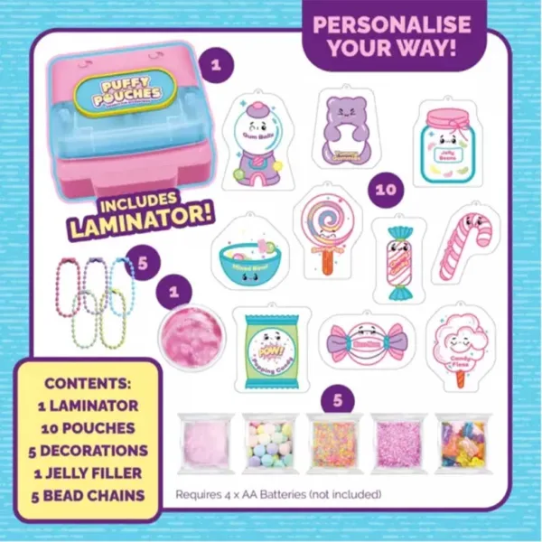 Puffy Pouches: Pufi charm design set - cukrovinky obrázok 2
