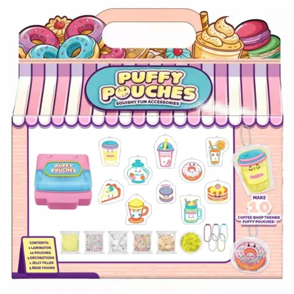 Puffy Pouches: Pufi charm design set - kaviareň obrázok 3