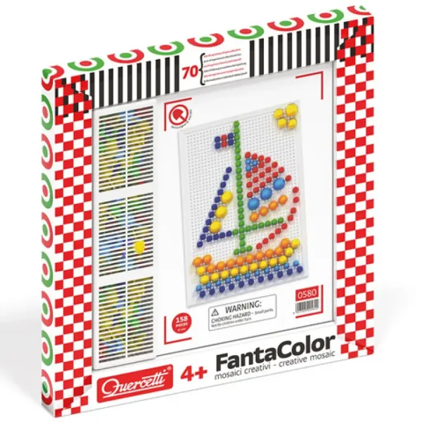 Quercetti: Fantacolor plachetnica 70dielny set obrázok 1