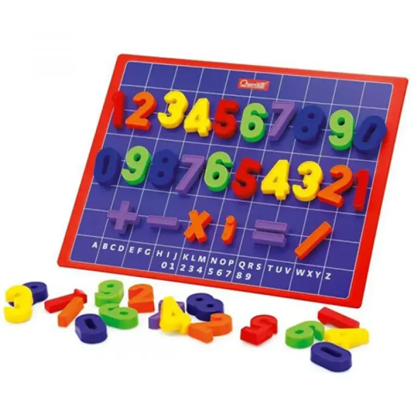 Quercetti: Malá magnetická tabuľa 6 dielny set 29x23cm obrázok 2