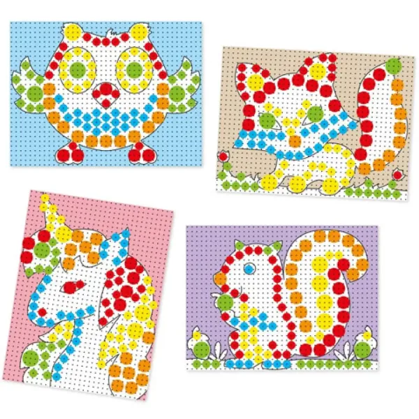 Quercetti: Mozaika FantaColor portable small Chobotnica 160 hríbikov obrázok 3