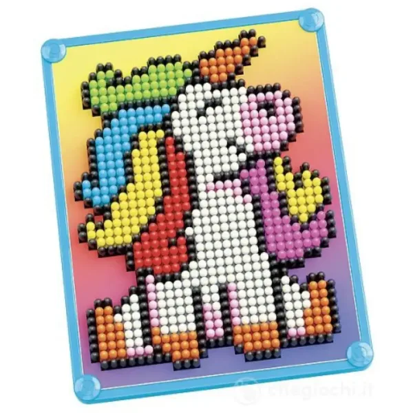 Quercetti: Pixel Art Unicorn bodky obrázok 2