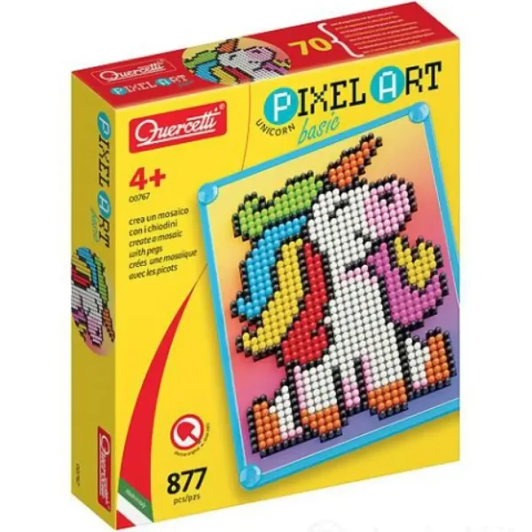 Quercetti: Pixel Art Unicorn bodky obrázok 1
