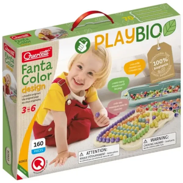 Quercetti: Play Bio Fantacolor Design 162 dielny set obrázok 1