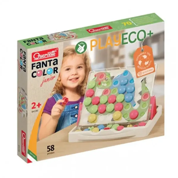 Quercetti: Play Eco Fantacolor junior 58-dielny set obrázok 1