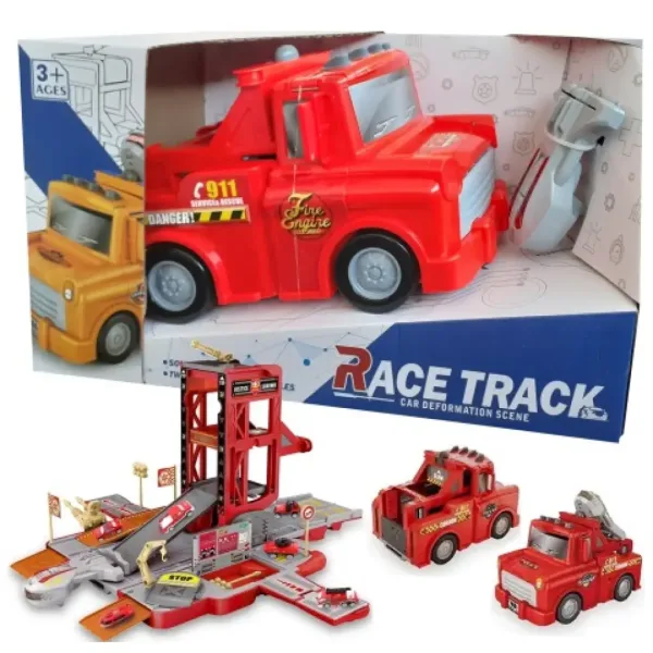 Race Truck konvertibilná parkovacia garáž obrázok 3