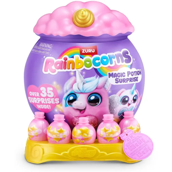 Rainbocorns: Magic Potion Surprise prekvapujúca plyšová postavička s magickým elixírom v rôznych variantoch 1ks obrázok 1