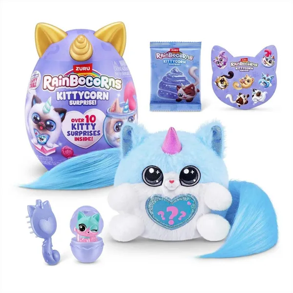 Rainbocorns: Pocket Kittycorn prekvapenie mačka plyšová figúrka v rôznych variantoch 1ks obrázok 5