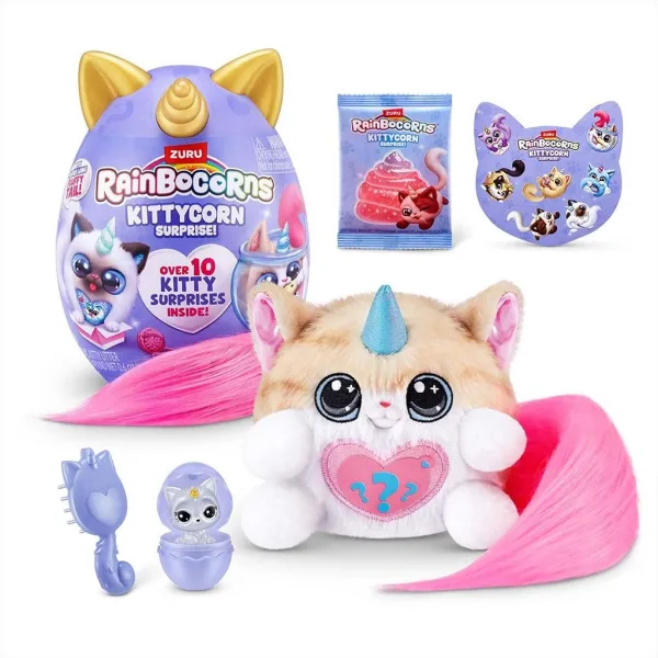 Rainbocorns: Pocket Kittycorn prekvapenie mačka plyšová figúrka v rôznych variantoch 1ks obrázok 6
