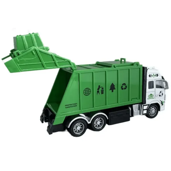 RC auto na prepravu odpadu alebo kontajnerov na diaľkové ovládanie so svetlom 27MHz 1/36 20cm v dvoc obrázok 6
