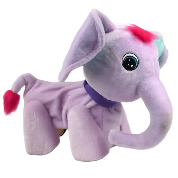 RC Cute Pet: Interaktívny plyšový slon na diaľkové ovládanie s príslušenstvom 2.4GHz 40cm obrázok 4