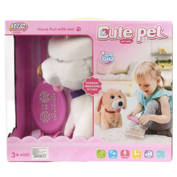 RC Cute Pet: Interaktívny psík na diaľkové ovládanie Labrador s príslušentstvom 2.4GHz 40cm obrázok 6