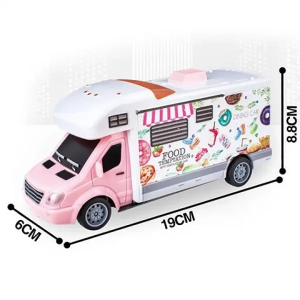 RC Diaľkovo ovládané auto na prepravu jedla so svetlom 27MHz 1/32 obrázok 2