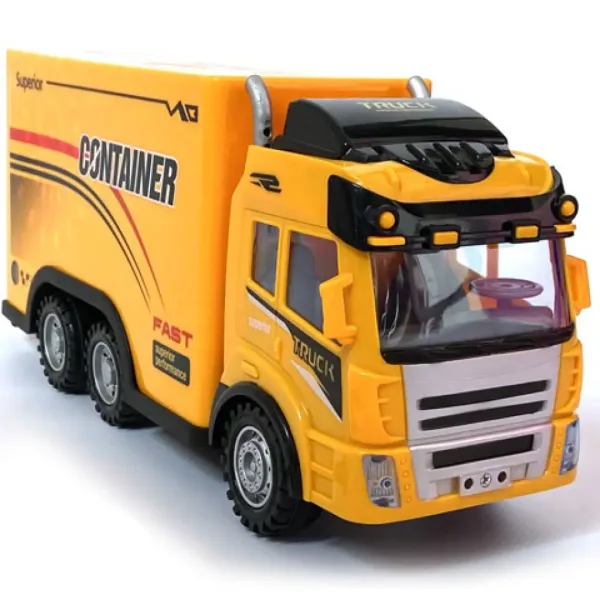 RC Diaľkovo ovládaný kontajnerový nákladný automobil s svetelnými efektmi 27MHz 1/14 veľkosti obrázok 2