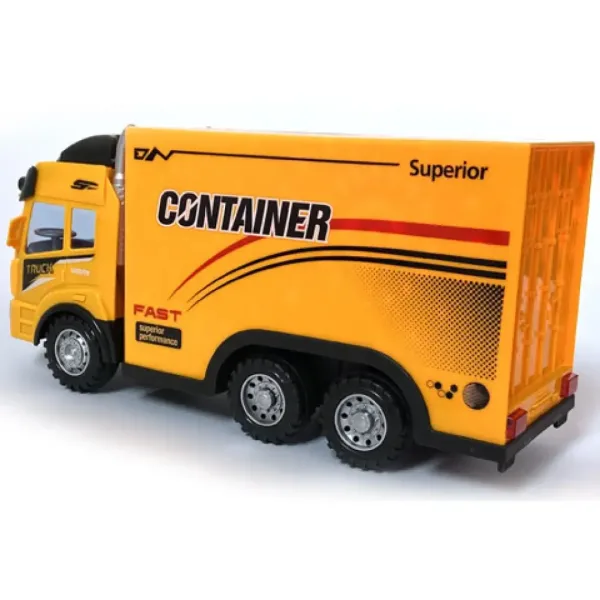 RC Diaľkovo ovládaný kontajnerový nákladný automobil s svetelnými efektmi 27MHz 1/14 veľkosti obrázok 3