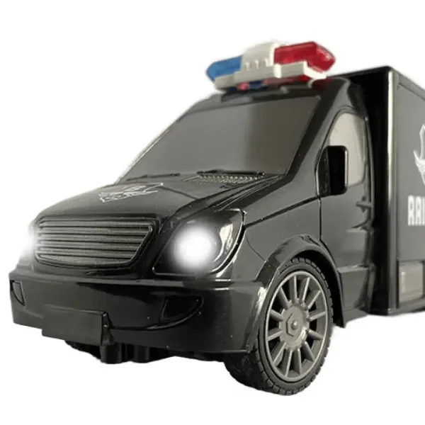 RC Mikrobus na diaľkové ovládanie so svetelnými a zvukovými efektmi 1/18  20cm obrázok 4