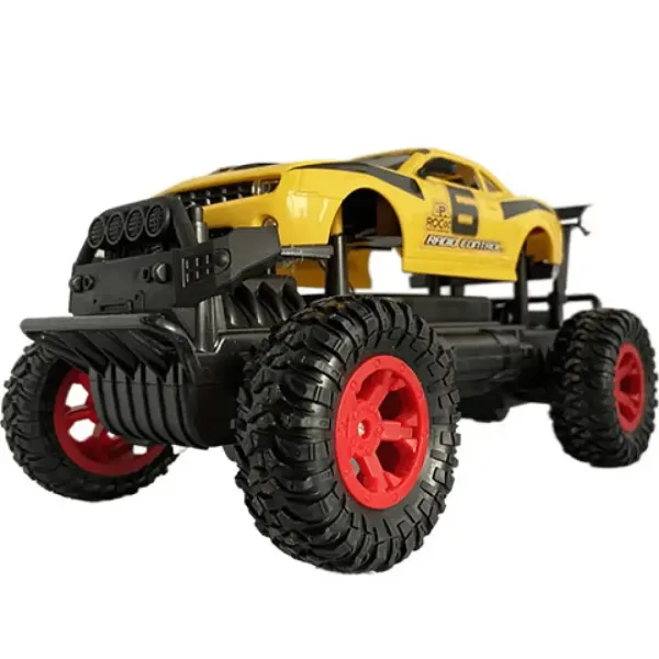 RC Off-Road diaľkovo ovládané žlté Camaro so svetlom 27 MHz 29cm 1/14 mierka obrázok 5