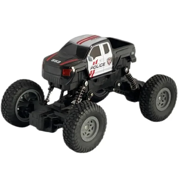 RC Policajné horolezecké auto 4WD na diaľkové ovládanie 1/18 21cm obrázok 2