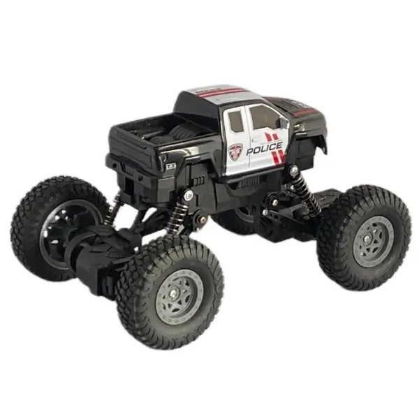 RC Policajné horolezecké auto 4WD na diaľkové ovládanie 1/18 21cm obrázok 3