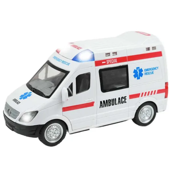 RC Sanitka so svetelnými efektmi na diaľkové ovládanie 1/48  27 MHz 23cm obrázok 3