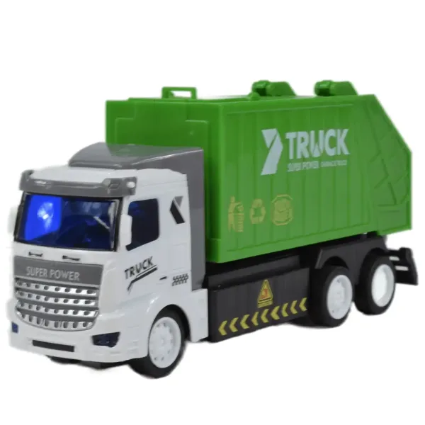 RC Smetiarske auto na diaľkové ovládanie so svetlom 1/48 27MHz 20cm obrázok 5