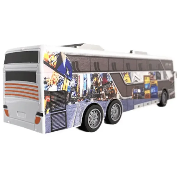 RC Travel City Autobux so svetlom na diaľkové ovládanie 27MHz 1/32  25 cm obrázok 3