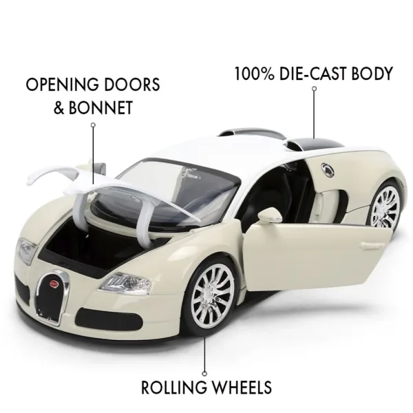 Rýchlo a zbesilo: 2011 Bugatti Veyron kovový model auta 1/24 - Jada Toys obrázok 3