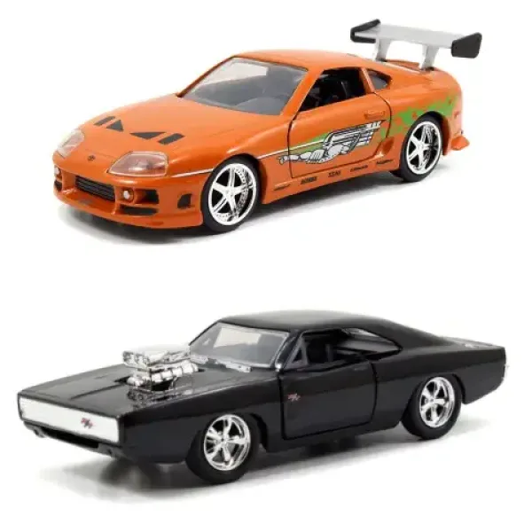 Rýchlo a zbesilo: Twin Pack Dodge Charger R/T a Toyota Supra kovové vozidlá 1/32 - Simba Toys obrázok 2