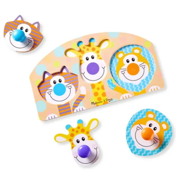 Safari drevená skladačka s úchytkami  - Melissa & Doug obrázok 2