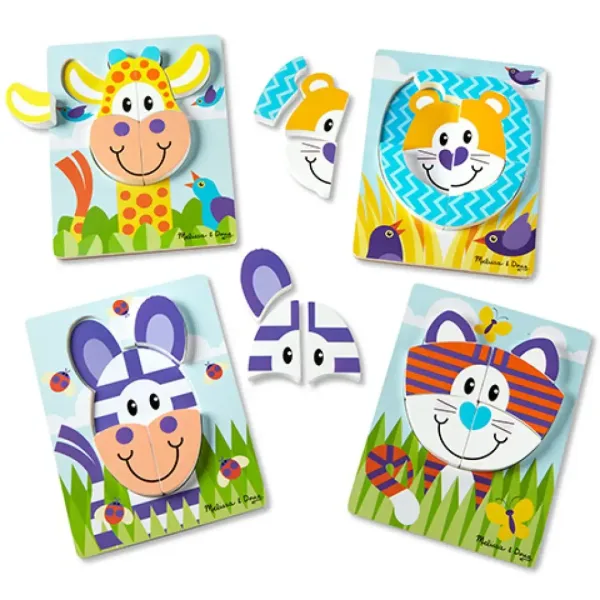 Safari obrovské drevené puzzle - Melissa & Doug obrázok 3