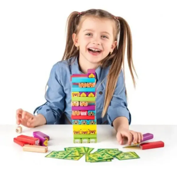 Sammy zvierací jenga - Woodyland obrázok 2