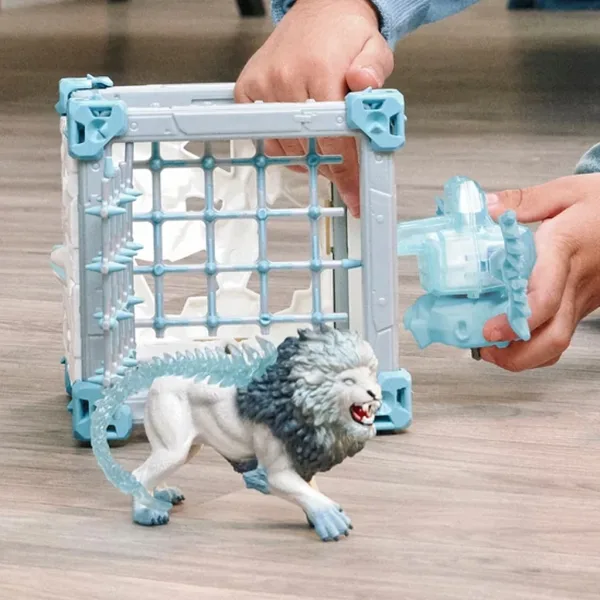 Schleich: Eldrador BattleCave – Ľadový lev herný set (42766) obrázok 2