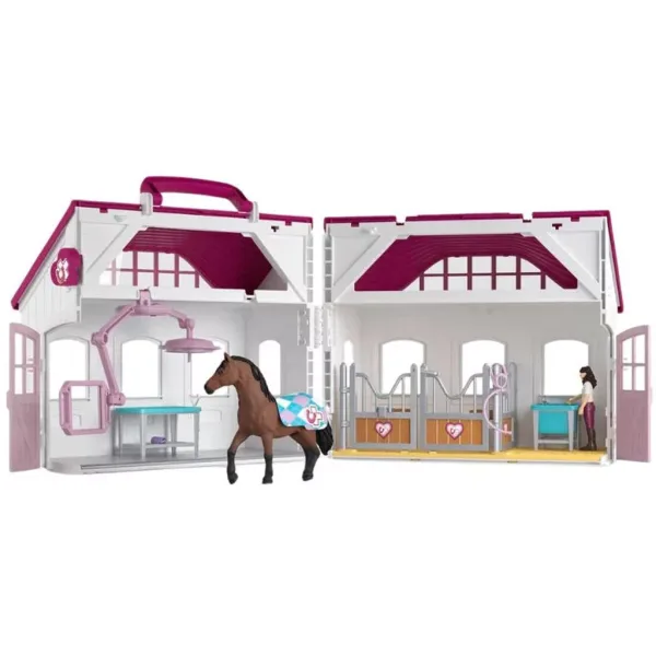 Schleich: Horse Club Veselá Stajňa pre kone hracia súprava (42787) obrázok 2