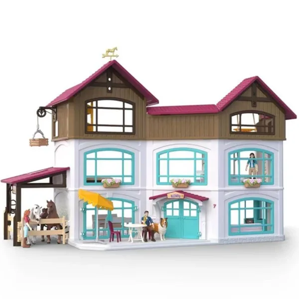 Schleich: Jazdecký klub Vila pri jazere a stajňa (42785) obrázok 2