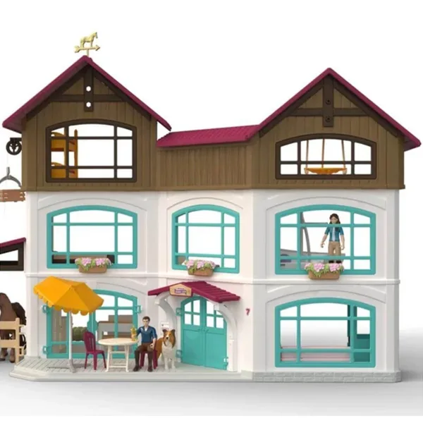 Schleich: Jazdecký klub Vila pri jazere a stajňa (42785) obrázok 3