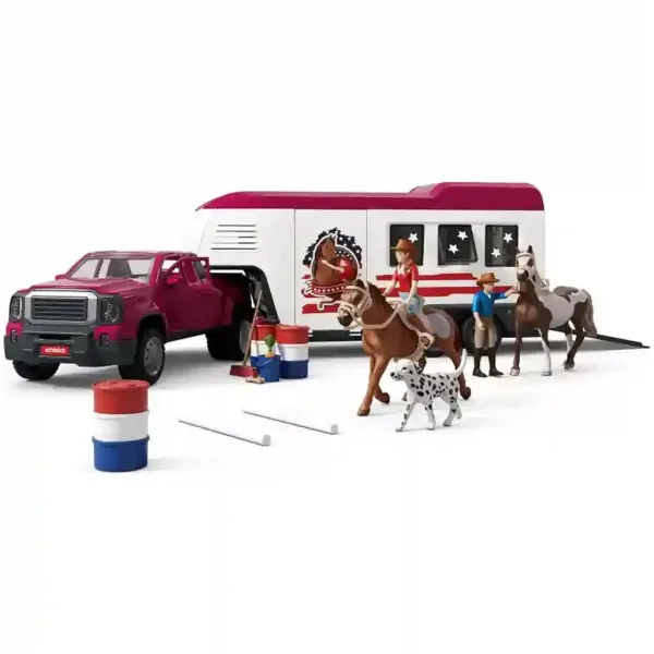 Schleich: Terénnyý automobil s koňmi (42705) obrázok 2