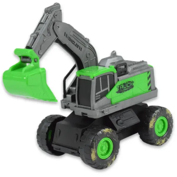 Simulation Vehicle: 3-dielny set s pracovným strojom s blatnatým kolesom obrázok 3