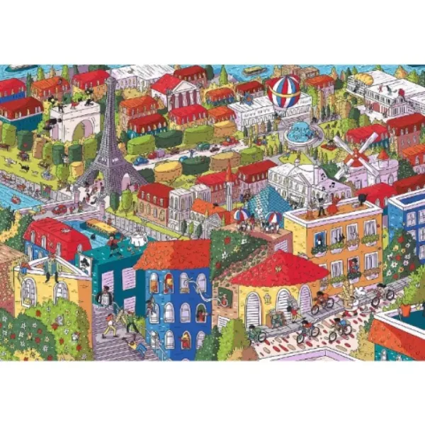 Sneaky Peekers: Paríž UFT 1000 dielne puzzle - Trefl obrázok 2