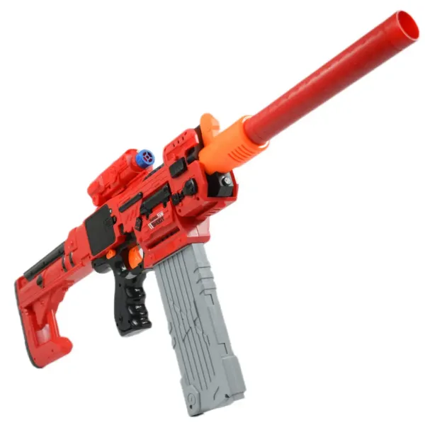 Sniping: Elektrická premeniteľná obrovská pištoľ so špongiovými nábojmi a terčom 79 cm obrázok 7