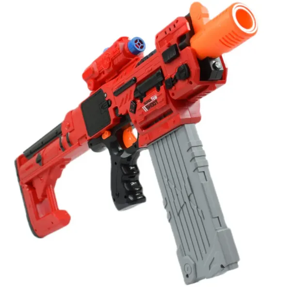 Sniping: Elektrická premeniteľná obrovská pištoľ so špongiovými nábojmi a terčom 79 cm obrázok 8