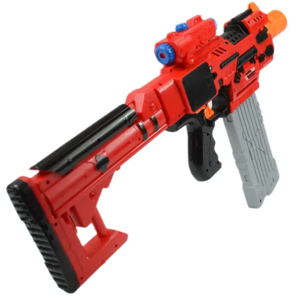 Sniping: Elektrická premeniteľná obrovská pištoľ so špongiovými nábojmi a terčom 79 cm obrázok 9