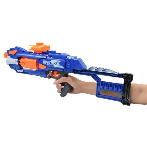 Soft Bullet Gun: Elektrická zbraň s nábojmi 55 cm obrázok 5