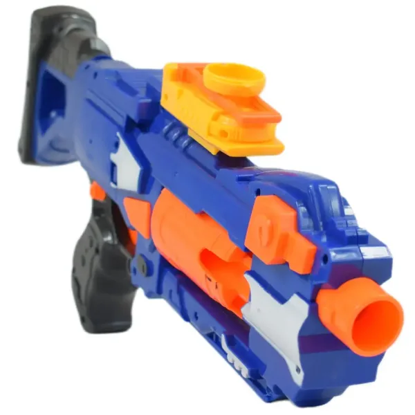 Soft Bullet Gun: Manuálna zbraň s otočným zásobníkom a nábojmi 44cm obrázok 3